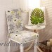 Gris flor impresión silla cubierta lavable extraíble elástico grande asiento Slipcovers estiramiento para banquete hotel boda brazo ali-57521662